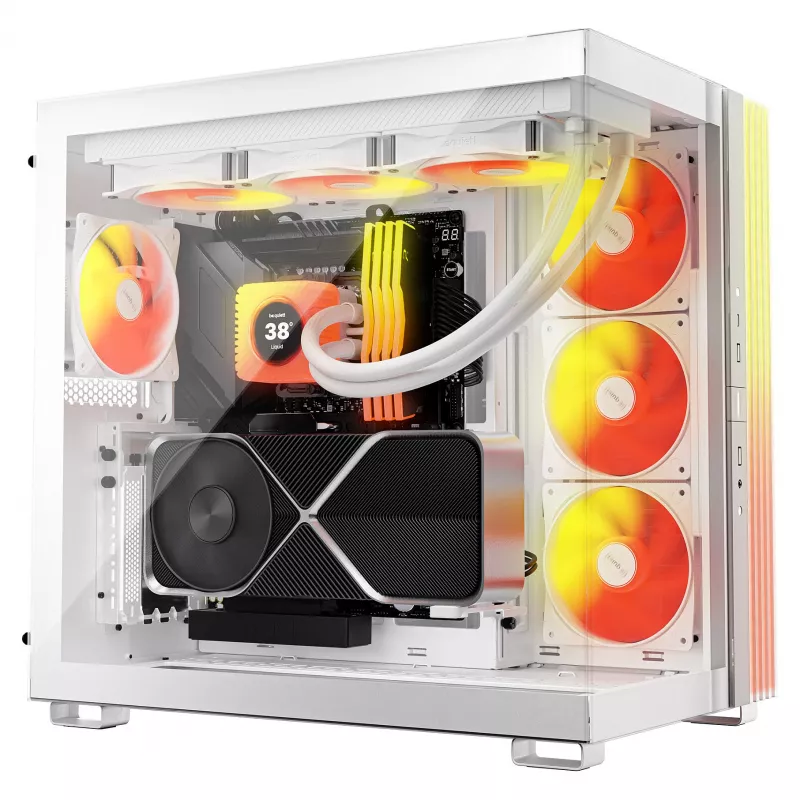 be quiet! Light Loop IO LCD 360 mm biały all-in-one chłodzenie cieczą CPU dla Intel/AMD