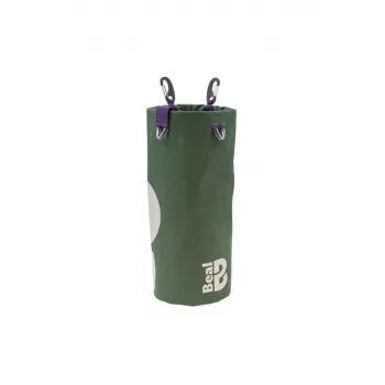 BEAL Long Tool Bucket II - 7.5L Torba Narzędziowa z Plandeki z Zamknięciem Sznurkowym, Wzmocnione Dno, Oczka Odpływowe, Czarny/Żółty