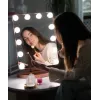 Beautifly GlamourVue LED Makeup Mirror z 3 trybami światła, płynną regulacją jasności, powiększeniem 1x/5x, panelem dotykowym, akumulatorem 2000mAh, USB-C, biały
