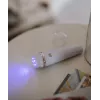 Beautifly Glossy Acne Young Sonic Facial Cleansing Brush z Niebieską Terapią LED i Funkcją Ogrzewania, Rose Gold/Różowy