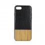 Beeyo Apple iPhone 7 Plus / 8 Plus Wooden Case - Natural Wood Back Cover z TPU Frame