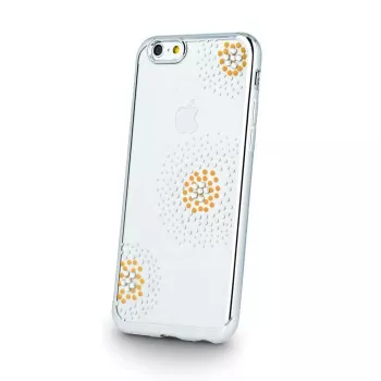 Beeyo Sony Xperia E5 Flower Dots TPU Case Silver