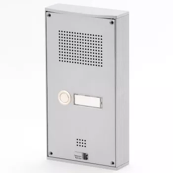 Behnke Serie 5 Zestaw domofonu IP natynkowego 1 przycisk srebrny (5-0055)