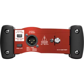 Behringer GI100 Aktywny 1-Kanałowy DI Box z Symulacją Głośnika