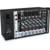 Behringer PMP500MP3 500W 8-kanałowy Mikser zasilany z odtwarzaczem MP3 i KLARK TEKNIK FX