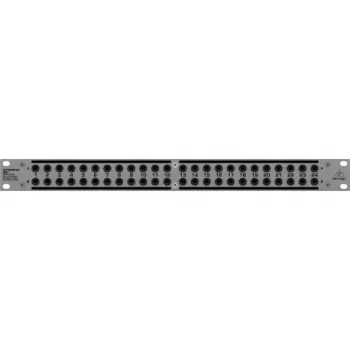 Behringer PX3000 48-punktowy 1/4 cala TRS panel krosowniczy, 1U do montażu w szafie, przełączanie 3-trybowe
