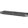 Behringer PX3000 48-punktowy 1/4 cala TRS panel krosowniczy, 1U do montażu w szafie, przełączanie 3-trybowe