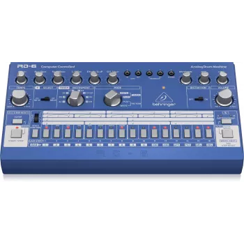Behringer RD-6-BU Analogowa maszyna perkusyjna, niebieska
