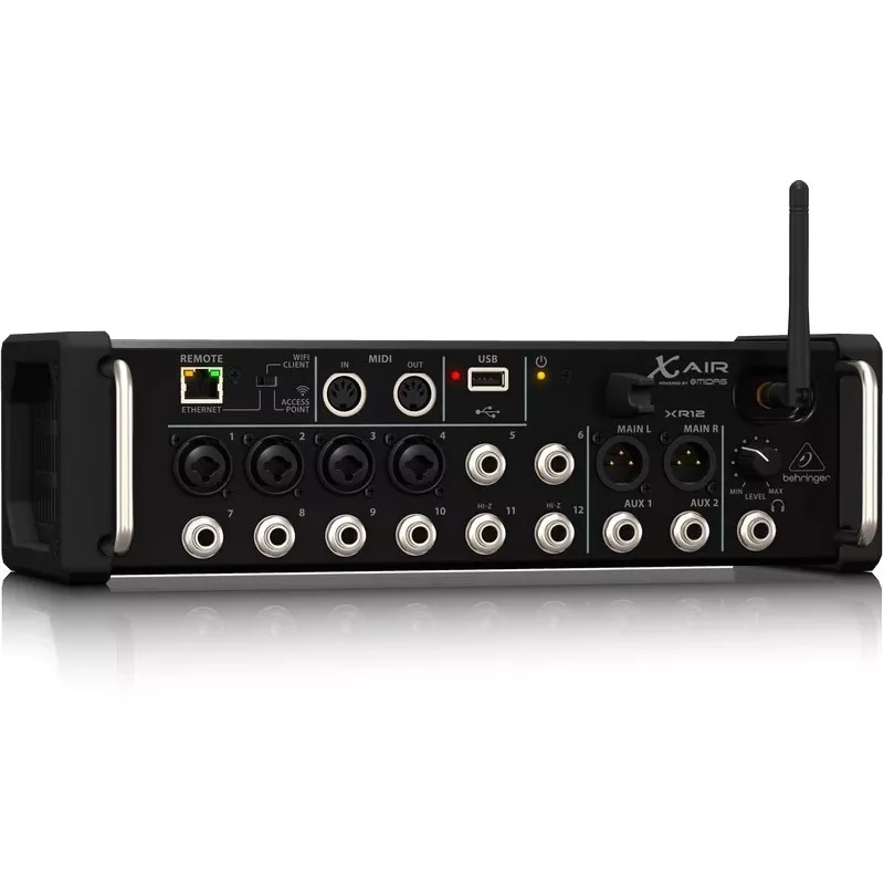 Behringer XR12 Audio Mixer 12 Channels Black