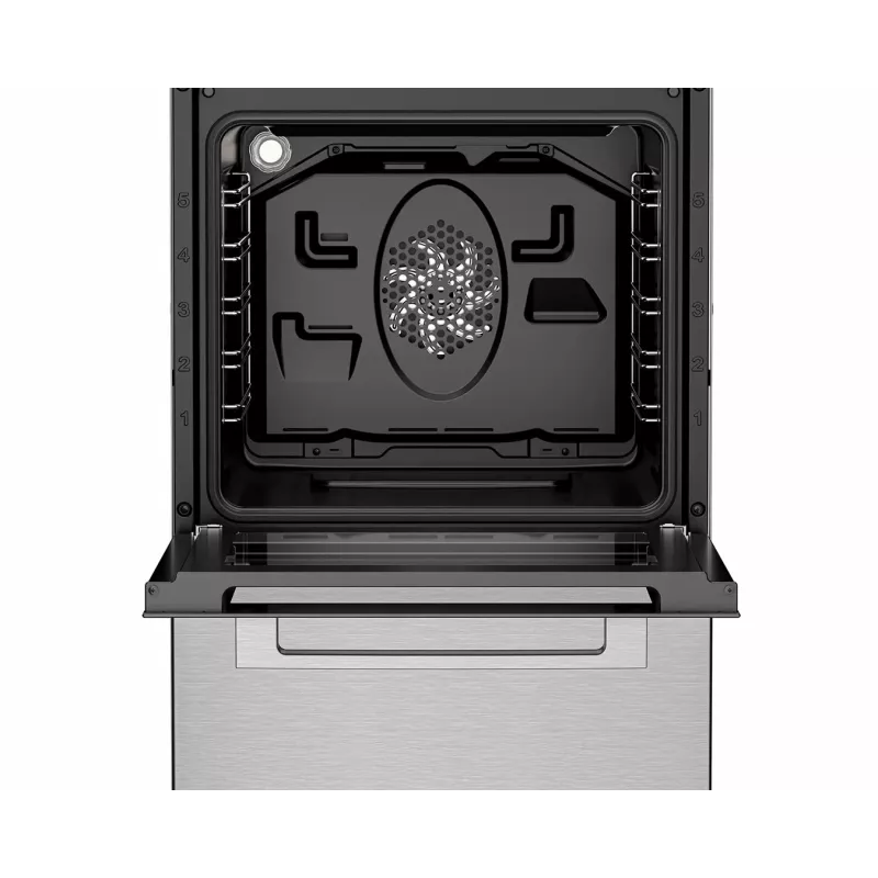 BEKO FSM59300XDS Wolnostojąca płyta indukcyjna z piekarnikiem elektrycznym, stal nierdzewna
