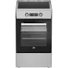 BEKO FSM59300XDS Wolnostojąca płyta indukcyjna z piekarnikiem elektrycznym, stal nierdzewna
