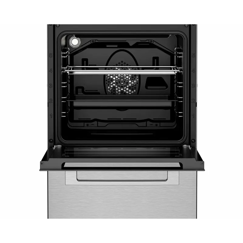 BEKO FSM59300XDS Wolnostojąca płyta indukcyjna z piekarnikiem elektrycznym, stal nierdzewna