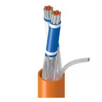 Belden OSDP RS485 Kabel danych, 1 para, 24 AWG linka miedziana cynowana, ekran foliowy Beldfoil, płaszcz PVC, Szary