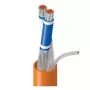 Belden OSDP RS485 Kabel danych, 1 para, 24 AWG linka miedziana cynowana, ekran foliowy Beldfoil, płaszcz PVC, Szary