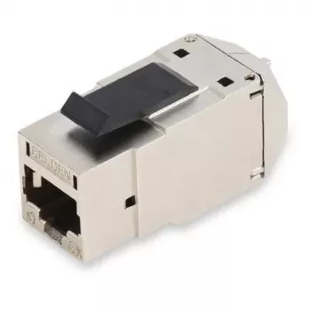 Belden REVConnect 10GX STP modułowy keystone RJ45 CAT6A ekranowany biały