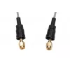Belden RP-SMA/RP-SMA 50cm RF100LL koncentryczny kabel pigtail, 50 Ohm, czarny