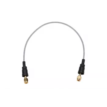 Belden RP-SMA/RP-SMA 50cm RF100LL koncentryczny kabel pigtail, 50 Ohm, czarny