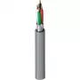 Belden Security & Sound, #22-4c BC, Ekranowany kabel wielożyłowy, 4 żyły, 22 AWG, Miedź goła, CMR, 300V, Szary płaszcz PVC