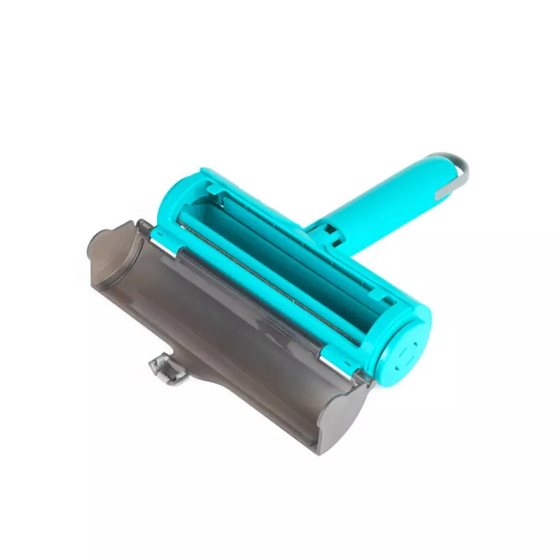 Beldray LA00000016TQEU7 Lint Roller Brush - Wielorazowa, samooczyszczająca się, dwustronna szczotka do ubrań, tapicerki, sierści zwierząt - szary/biały