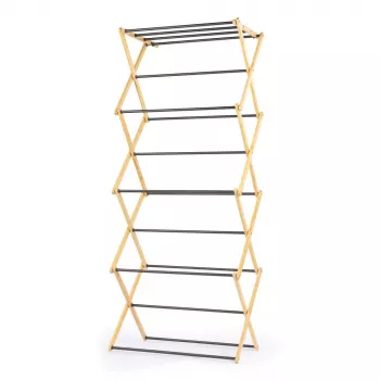 Beldray LA00000050EU7 4 Tier Bamboo Clothes Airer