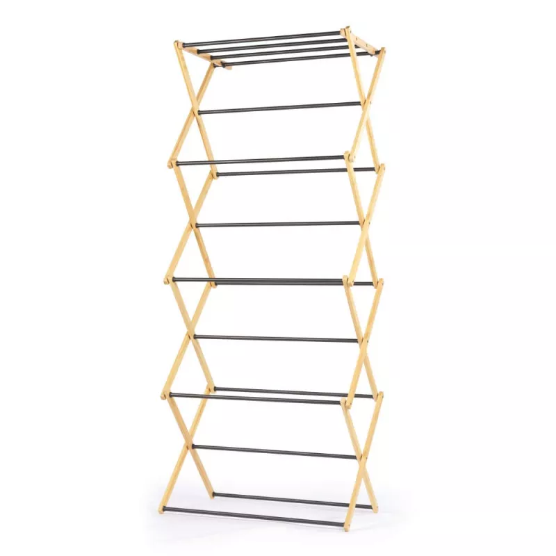 Beldray LA00000050EU7 4 Tier Bamboo Clothes Airer