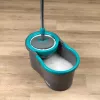 Beldray LA00000186UFEU7 Anti-bac Spin & Wring Mop Set - Grey/Blue