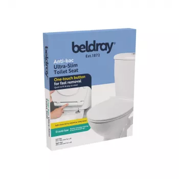 Beldray LA00000201WPEU7 Anti-bac Ultra-Slim Deska sedesowa, biała