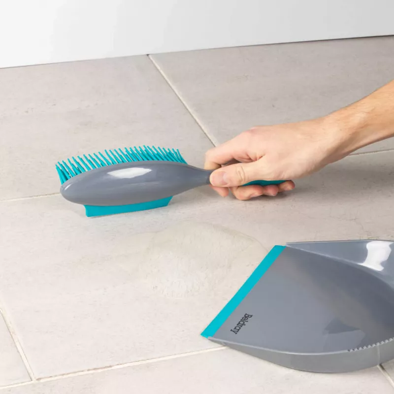 Beldray LA034191UFPEU7 Anti-bac Pet Plus+ Zestaw Szufelka i Szczotka z Gumową Główką