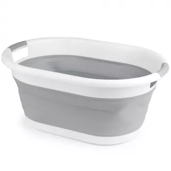 Beldray LA034816FPEU7 Składany kosz na pranie 28L Biały/Szary