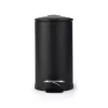 Beldray LA036690BLKPEU7 Smukły kosz pedałowy w kształcie litery D, 5 litrów, czarny