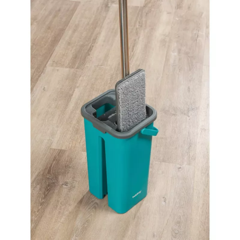 Beldray LA067234NPUF Anti-bac Mop z płaską głowicą i wiaderko