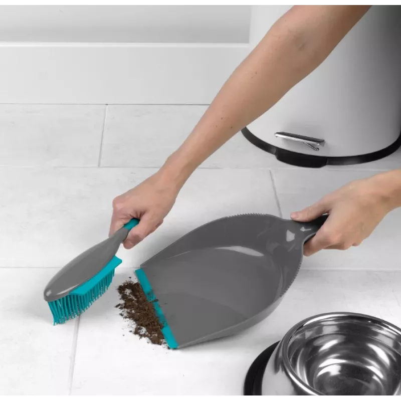 Beldray LA069351FP1EU7 Pet Plus Rubber Head Dustpan & Brush