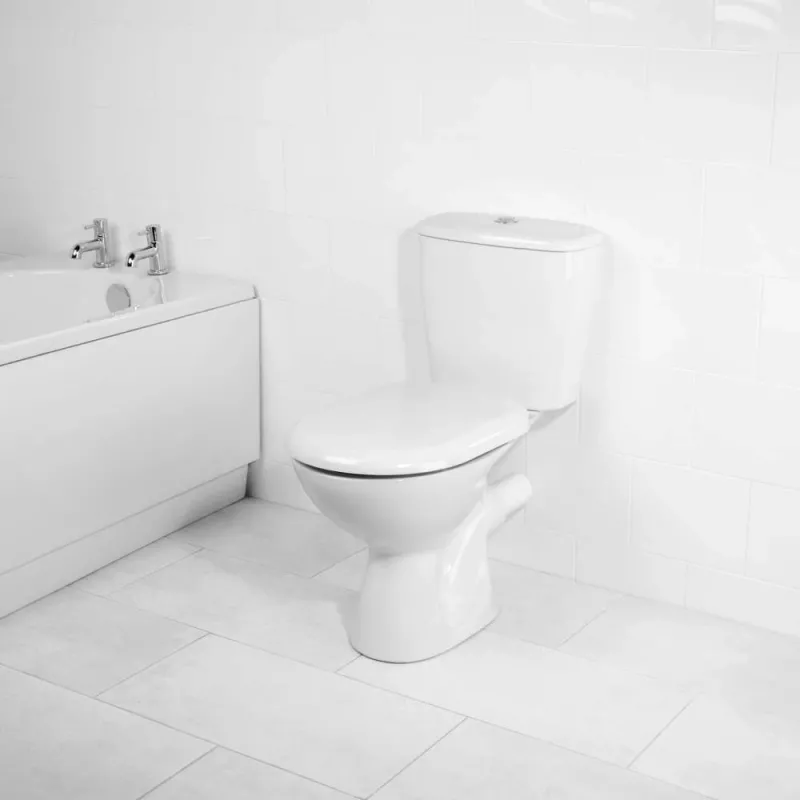 Beldray LA072771PEU7 Anti-bac Deska sedesowa w kształcie litery D, biała