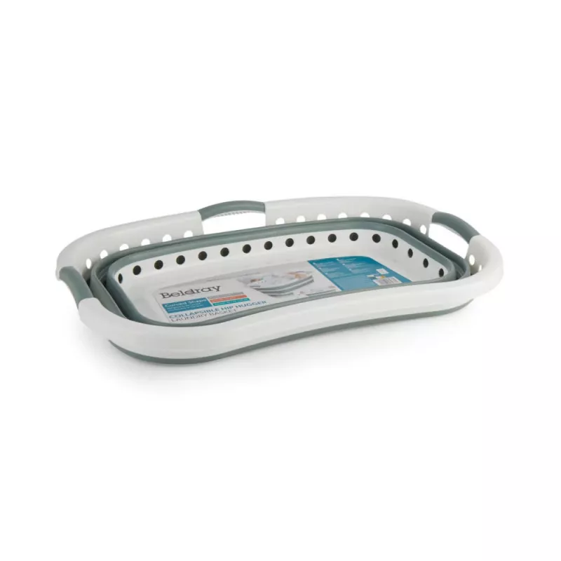 Beldray LA072979GRNFEU7 37 L Składany Kosz na Pranie Hip Hugger - Zielony