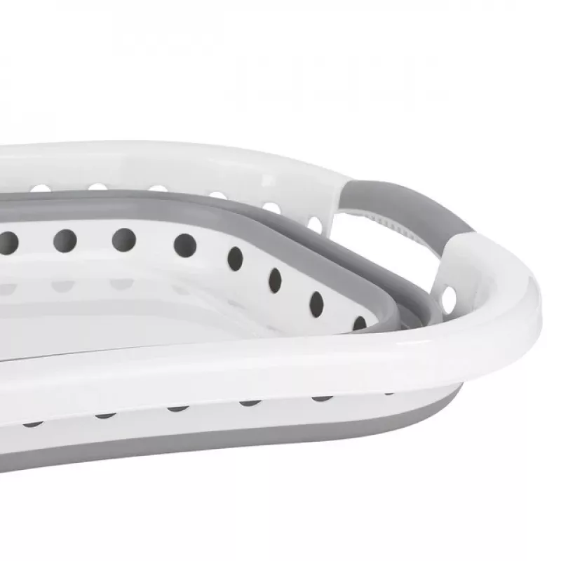 Beldray LA072979PGRYFEU7 Składany kosz na pranie Hip Hugger - Szary, 38 litrów