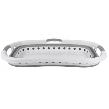 Beldray LA072979PGRYFEU7 Składany kosz na pranie Hip Hugger - Szary, 38 litrów