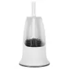 Beldray LA084538PUFFEU7X Antibac Silikonowa Szczotka do Toalety z Uchwytem, Fioletowa