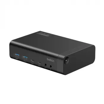 Belkin CONNECT 14-in-1 140W Stacja dokująca z podwójnym wyświetlaczem Czarna