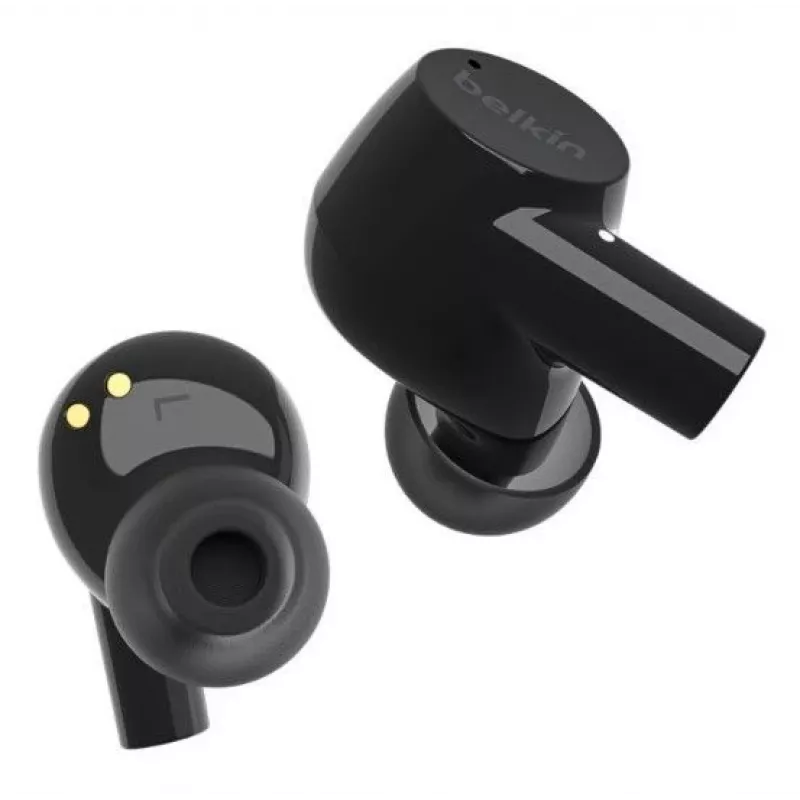 Belkin SoundForm Rise True Wireless Earbuds z mikrofonem, Bluetooth 5.2, IPX5, czarny