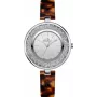 Zegarek damski BELLEVUE D71 Quartz Analogowy 33mm Koperta ze stali nierdzewnej Biała tarcza Czarny pasek skórzany