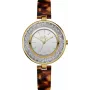 BELLEVUE D72 Zegarek damski kwarcowy analogowy 33mm Srebrna tarcza Czarny pasek skórzany