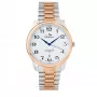 Zegarek męski BELLEVUE F1 Analogowy Kwarcowy 40mm Stal nierdzewna Czarna tarcza Skórzany pasek