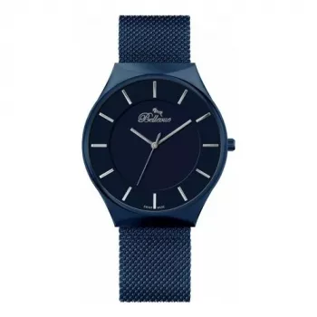 Zegarek męski BELLEVUE E58 Analogowy Kwarcowy 32mm Stal nierdzewna Czarna Skóra
