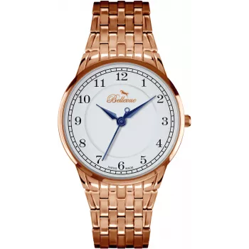 BELLEVUE Woman A49 Zegarek Kwarcowy Analogowy 30mm Stal Nierdzewna Srebrny