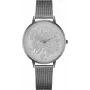 BELLEVUE Woman D12 40mm Analogowy Zegarek Kwarcowy Stalowa Koperta Czarny Skórzany Pasek