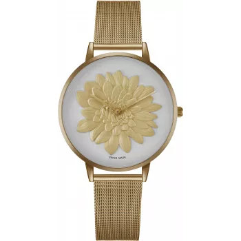 Zegarek BELLEVUE Woman D13 40mm Stal nierdzewna Srebrny