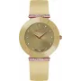 Zegarek BELLEVUE Woman E105 Kwarcowy Analogowy 33mm Stal nierdzewna Biała tarcza Czarna skóra