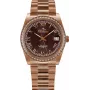 BELLEVUE Woman I30 28mm Quartz Analog Watch Silver Stainless Steel Mesh