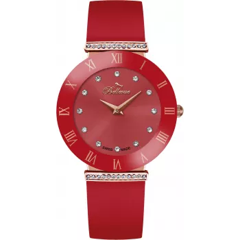 BELLEVUE Women's E118 Quartz Analog Watch 26mm Stainless Steel Mesh