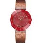 Zegarek damski BELLEVUE F118 (26mm) - Bransoleta ze stali nierdzewnej mesh, kwarcowy, srebrna tarcza